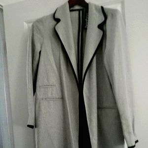 BOOHOO Amelie Wool Crombie Long Coat NWT #SALE